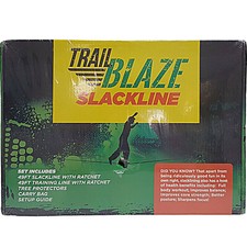 Trail Blaze 49ft 15m Slackline Kit Complete Training Line Tightrope Outdoor