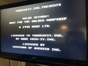 Solar Jetman: Hunt for the Golden Warship (Nintendo NES) - Probado, Funciona