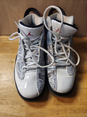 Nike Air Jordan Dub Zero GS 'White Cement' 311047-105 Size 6.5Y