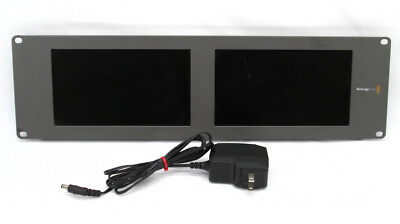 Blackmagic Design SmartView Duo 2 Dual 8-inch Intelligent 6G-SDI Rack Monitors