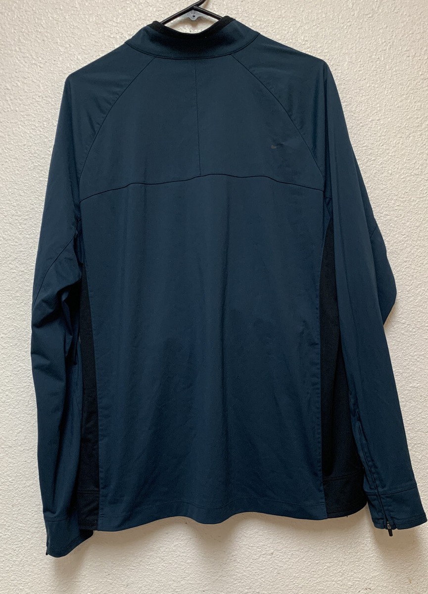 Nike TIGER WOODS Platinum Wind Resistant Golf Jacket Sz L Sold As