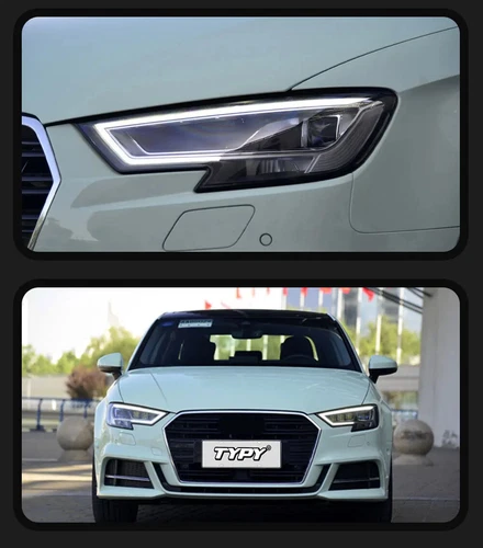 For Audi A3 S3 2017-2020 Upgrade LED Headlight OEM DRL Projector Head Lamps Pair - Picture 13 of 15