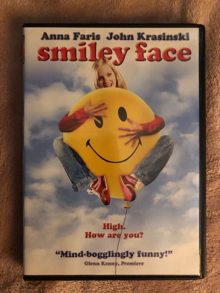 Smiley Face DVD RARE - Anna Faris, John Krasinski, AUTHENTIC