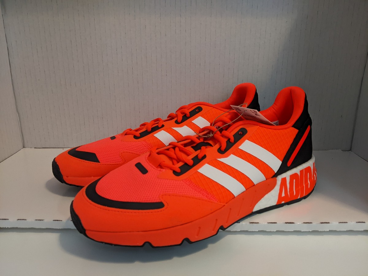 Adidas Originals ZX 1K BOOST Solar Red Orange FY3631 Men's Running