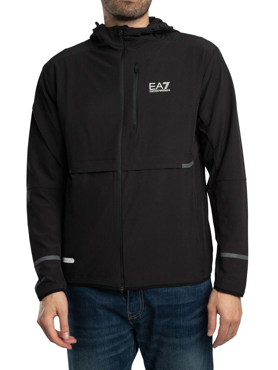EA7 Men's Ventus Athlete Jacket, Black UK