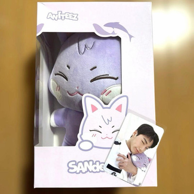 ATEEZ ANITEEZ SAN SANdeoki Official Plush Doll Stuffed Toy Pop Up