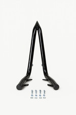 Respaldo pasajero barra Sissy NEGRO ajuste alto Honda Fury VT1300CX 2010-2023 1,25"