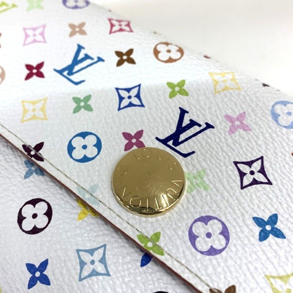 Louis Vuitton Monogram Sala Fig Wallet Snap Closure Used thumbnail 6