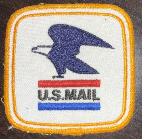 VINTAGE UNITED STATES POSTAL SERVICE EAGLE PATCH U.S. MAIL 3 1/4 INCHES
