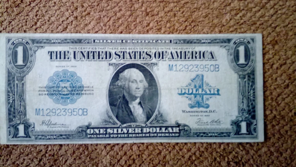 Circulated $1 US Large Silver Certificates 1923 Year for sale | eBay