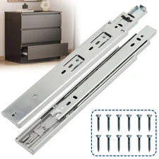 16 Inch Soft Close Drawer Slides 1 Pairs (2pcs) Heavy Duty Full Extension Ball
