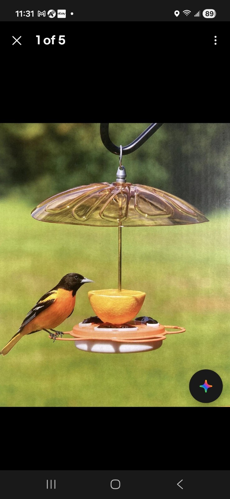 5oz 3-way Bird Feeder New In Boxes