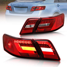 LED Tail Lights Compatible with Camry 2007-2011 with 3D Light Bar, Not Fit LE Mo