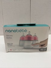 Nanobebe Flexy Silicone Baby Bottle, Anti-Colic, Natural Feel, Non-Collapsing...