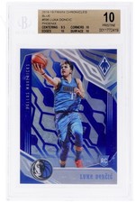 2018 Luka Doncic RC Panini Chronicles /99 Blue Prizm BGS 10 Gem mint !MVP Season