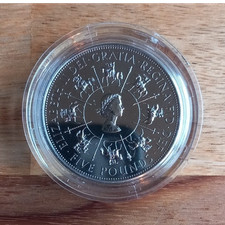 Elizabeth II Five Pounds Coin 1993 Coronation Anniversary Great Britain