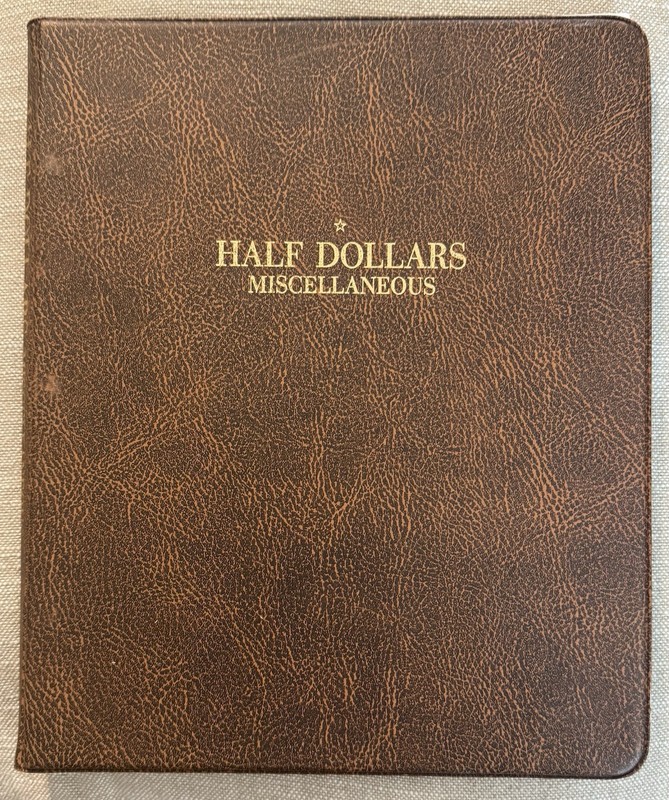 Vintage Harco Half Dollars Miscellaneous Coin Album-New Pages and 60 Coin Flips