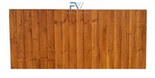 6FT X 4FT Closeboard Fence Panel - Pressure Treated Brown - Read Description