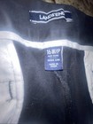 LANDS’ END Women’s Blue Mid-Rise Wide-Leg Chino Khaki Pants - Size 16 W/P — photo 2