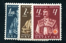 CROATIA 1941 66-68 ** MNH Fine Set (05087