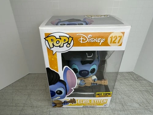 Funko Pop Disney #127 Elvis Stitch Hot Topic Exclusive NEW MIB