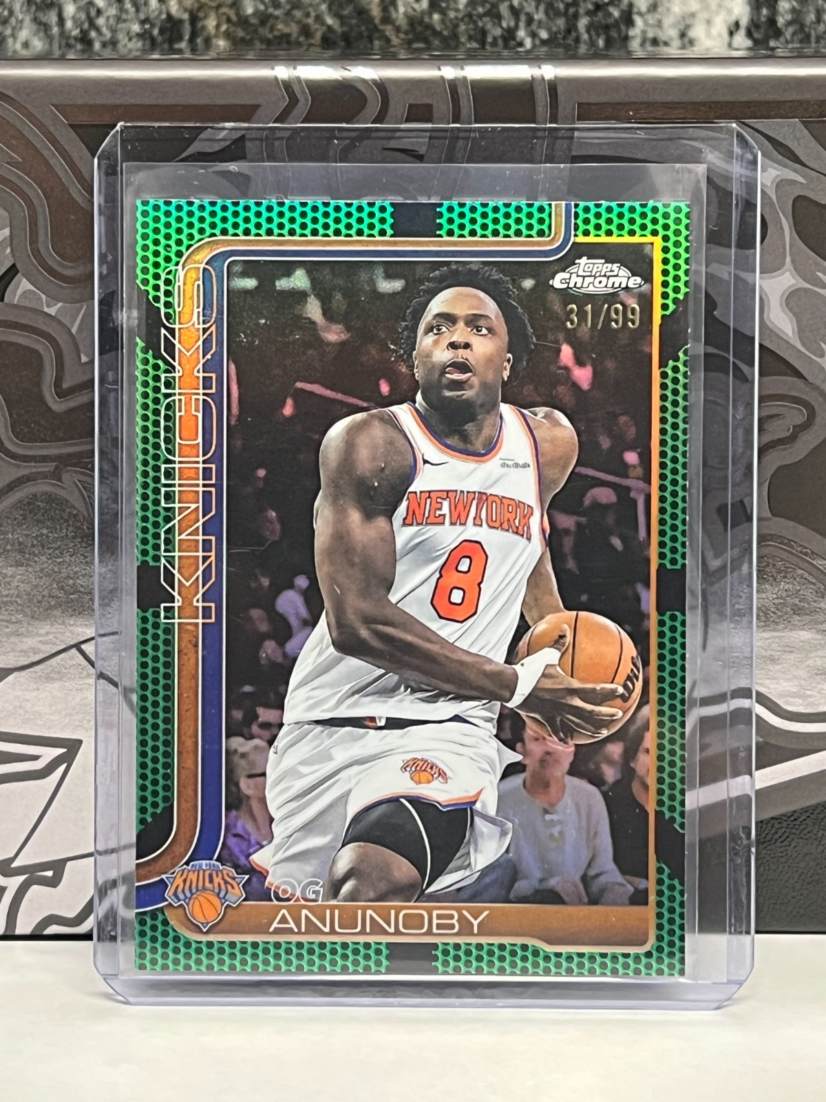 2025-26 Topps Chrome - OG Anunoby #131 Green Basketball Refractor /99