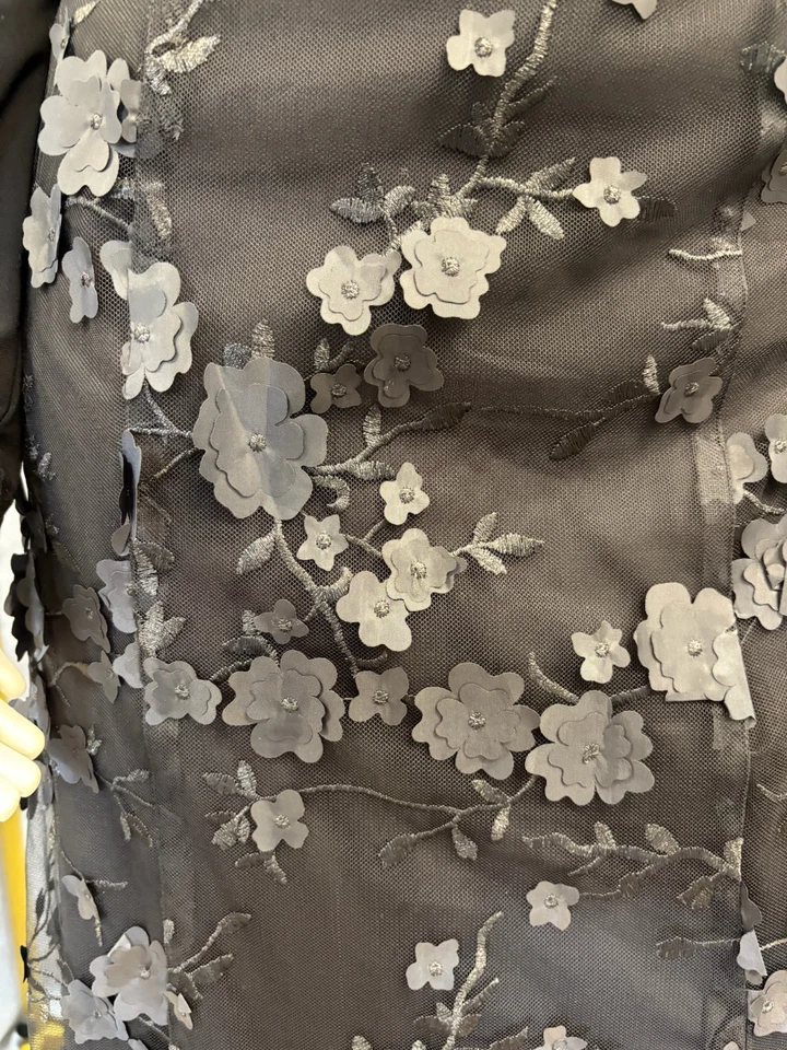 Joseph Ribkoff 243755 Vestido Floral Tejido Sedoso Bordado Foto 4 de 4