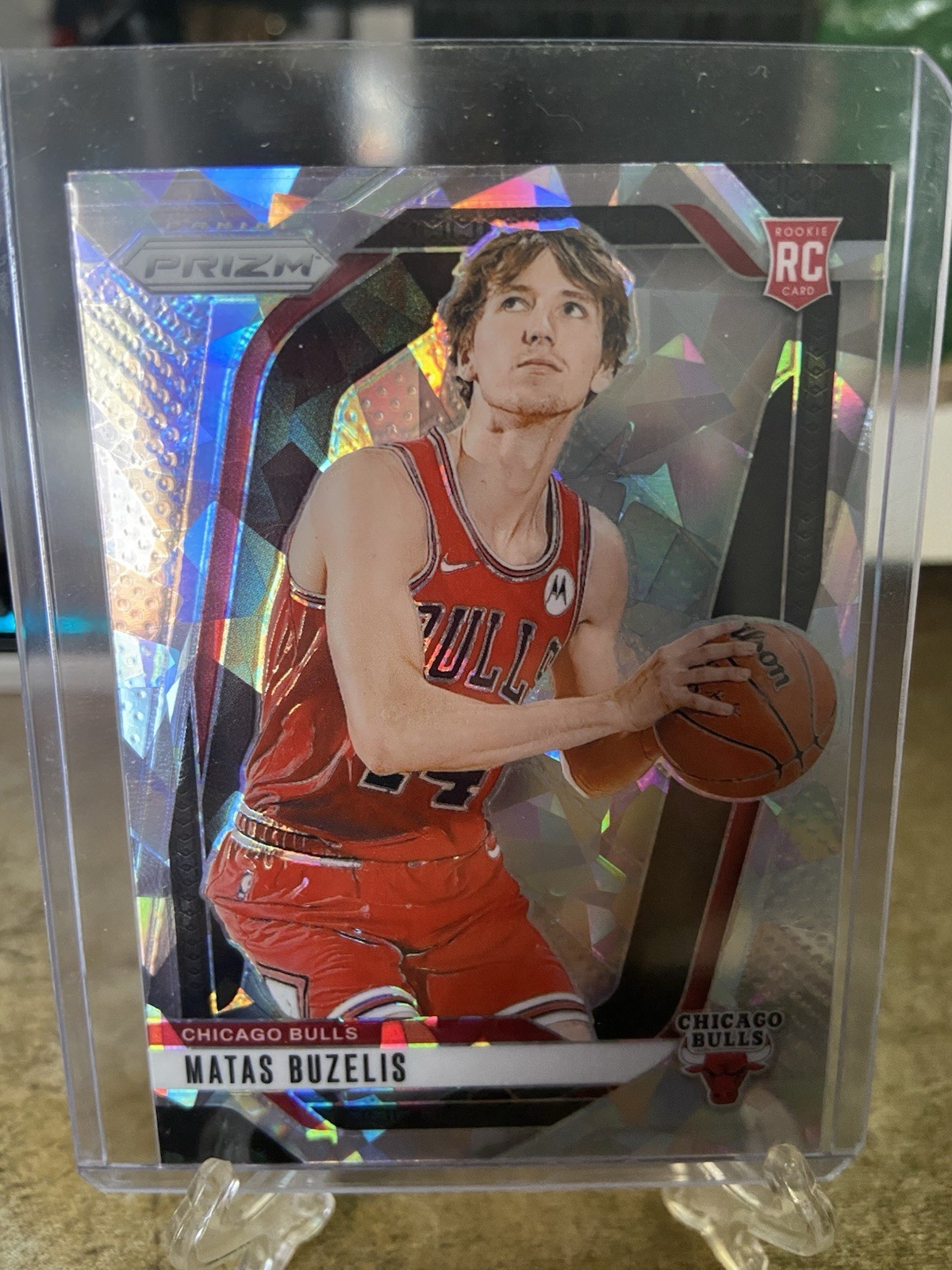 2024-25 Panini Prizm - Matas Buzelis #252 Ice Prizm (RC)