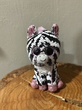 ZOEY - ZEBRA - Ty FLIPPABLES Sequin Beanie 6" Boos  