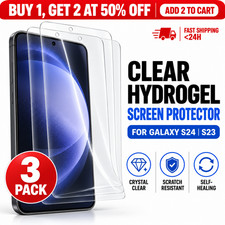 Samsung Galaxy S24 S23 Ultra Hydrogel Screen Protector 3 5 Pack