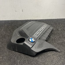 ☑️BMW F10 F01 F13 E70 E71 F25 N55 ENGINE UPPER COVER LOGO PANEL TRIM OEM 7607447