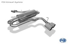  Edelstahl Sportauspuff Sidepipe r/l Ford Ranger ab 2015 je 2x115x85mm oval