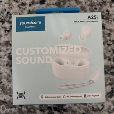 Soundcore by Anker A25i True Wireless Bluetooth Earbuds - white Brand New