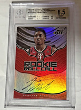 2017 Panini Totally Certified Rookie Roll Call Donovan Mitchell ON CARD AU BGS. rookie card picture