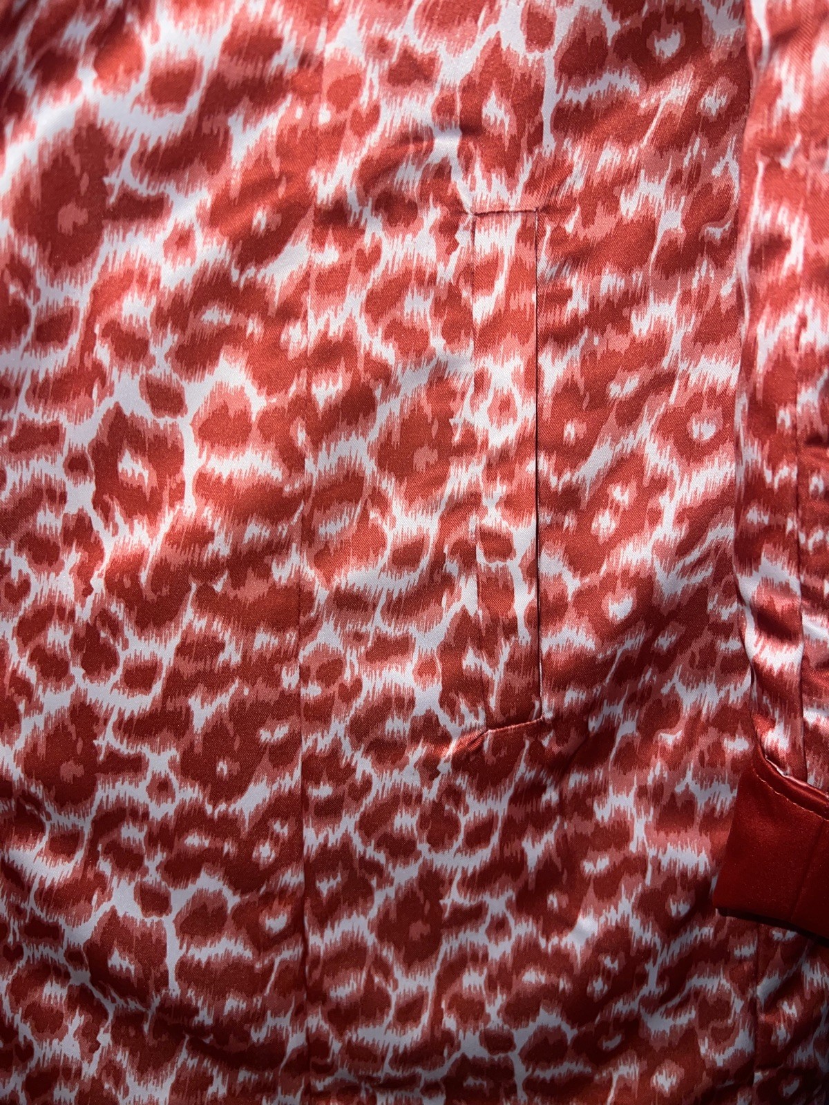 Dennis Basso Reversible Solid Orange & Beige Spot… - image 3