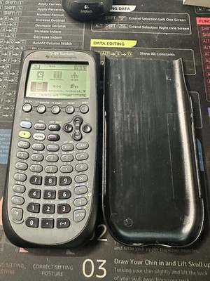 Texas Instruments TI-89 Titanium Plus Graphing Calculator With Cover  Tested 