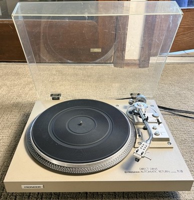 Vintage Pioneer PL-518 Direct Drive Turntable Excellent Condition Tested Read