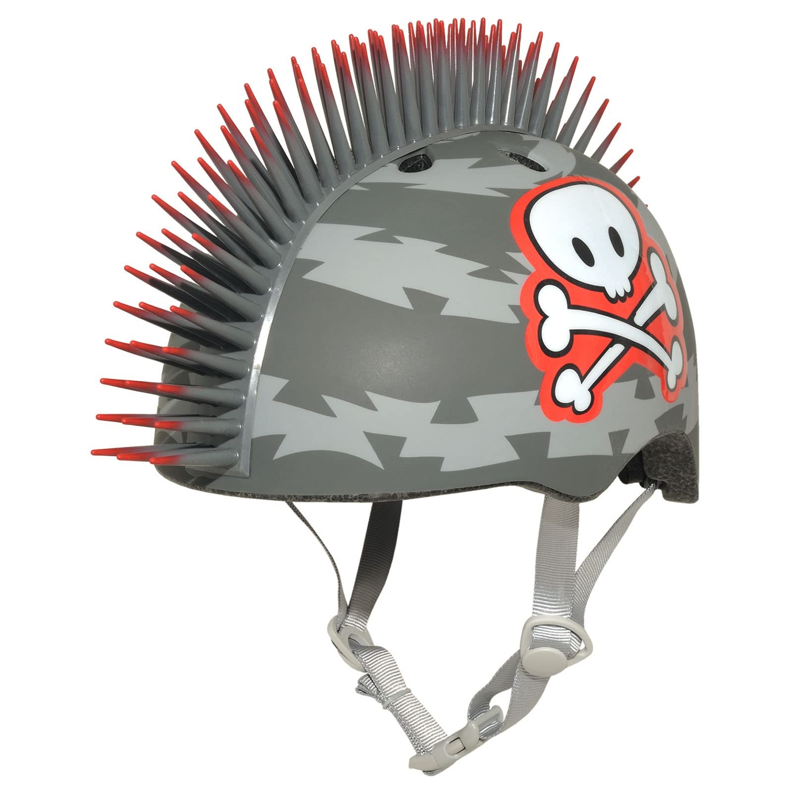 Raskullz Miniz: Lil Pirate Mohawk Helmet, Grey, Ages 18-24 M