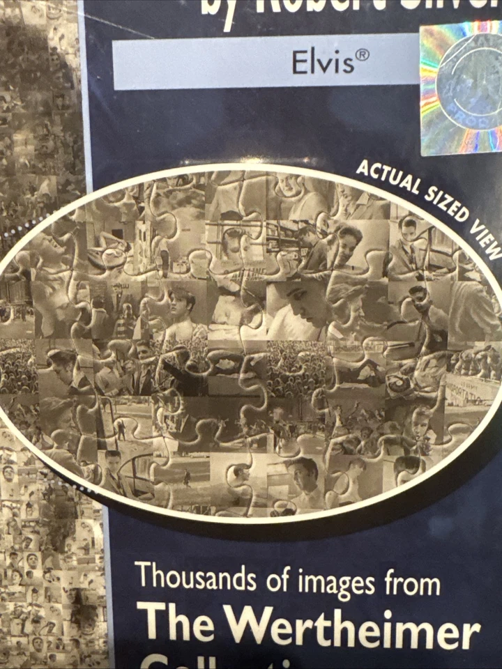 Rompecabezas Photomosaics Elvis Presley por Robert Silvers 1000 piezas Nuevo de Lote Antiguo Sellado 2002 Foto 4 de 4