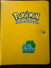 Vintage Pokemon Card Binder Yellow Bulbasaur 30 Pages Broken Clasp