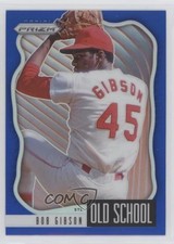2021 Panini Prizm Old School Blue Prizm Bob Gibson #OS-3 HOF no9