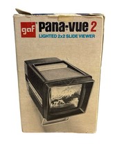 GAF Pana-Vue 2 Lighted 2x2 Portable 35mm Slide Viewer UnTested