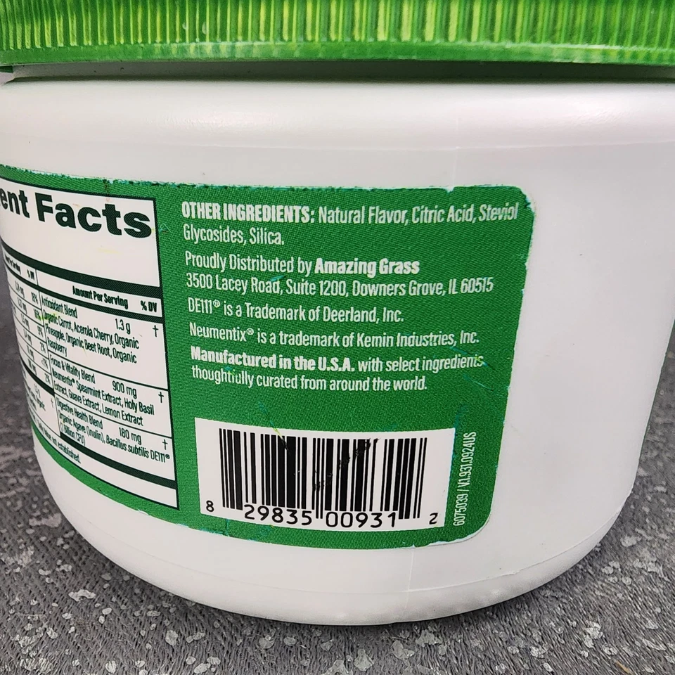 Суперпродуктовый порошок Amazing Grass Sweet Greens летняя ягода 25 порций срок годности 1/2027 - Изображение 3 из 4