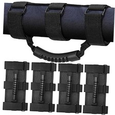 Grab Bar Handle, Fits 1.5-3" Roll Bars 4 Black Rubber handle Standard