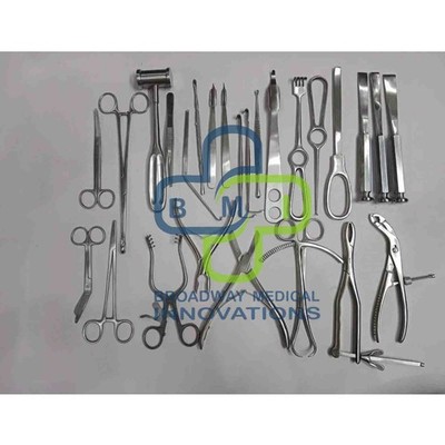 Basic Orthopedic Surgery Kit German Orthopedic Surgical instruments Set of 25 PC
