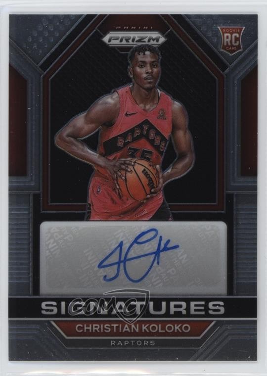 2022-23 Panini Prizm Rookie Signatures Christian Koloko #RSI-CHK Auto 3g6