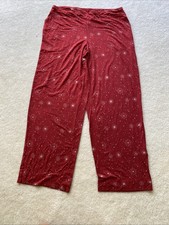 Soma M L Cool Nights Pajama Pants First Night Red/Foil