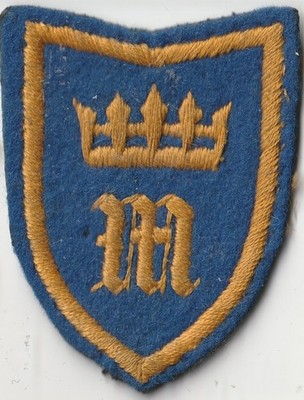 Mercian Training Brigade 1st pattern : Woven / Embroidered Cloth Formation Patch