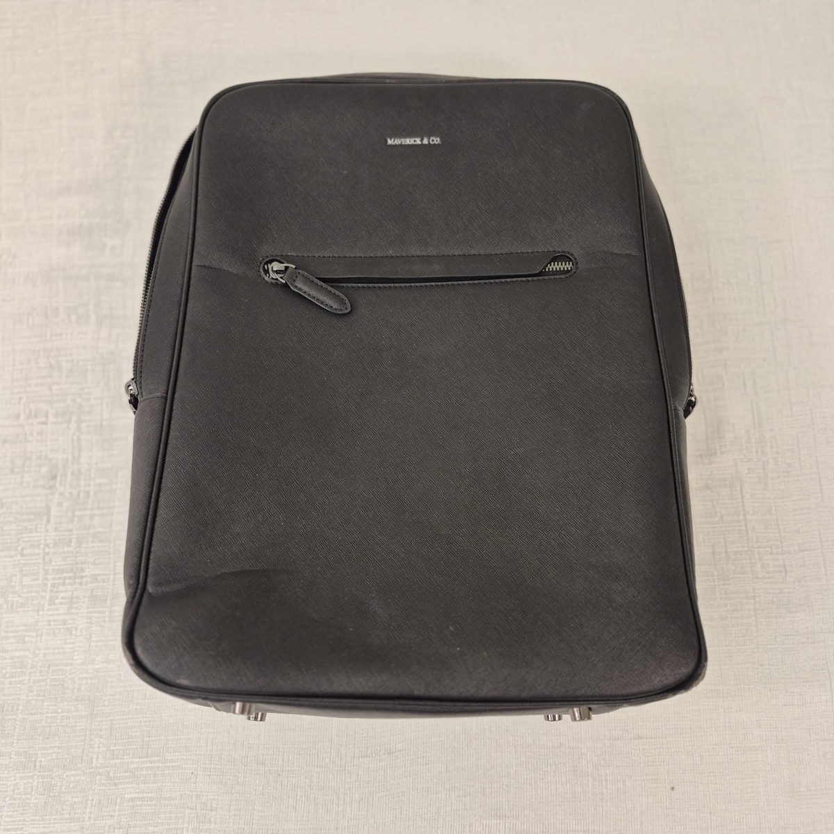 black leather business backpack The Stetson Peak Made in San Francisco Albert" Leather Business Backpack with