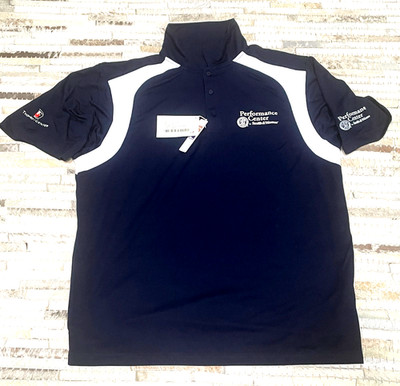 Smith & Wesson Shirt Men's XXL Polo Blue Short Sleeve Performance Center NEW